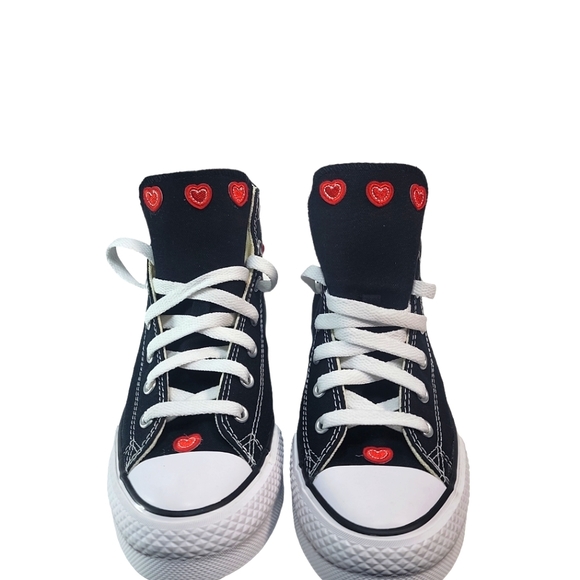 Converse Girls Chuck Taylor All Star High Top Custom Made Hello Kitty Sneakers - Picture 4 of 8